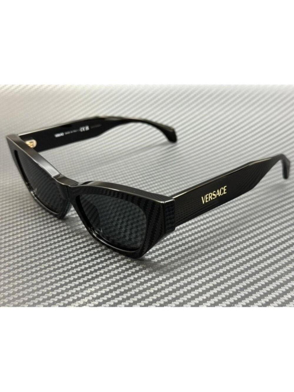 New Versace Women Black Sunglasses 53-17-140